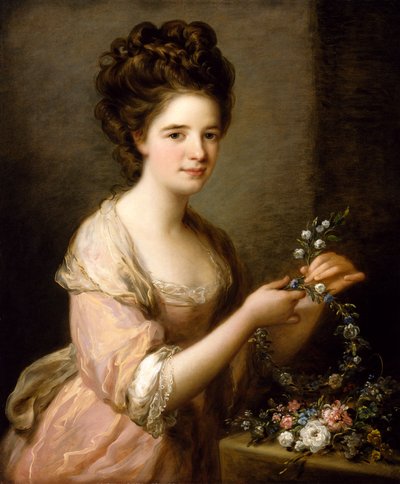 Porträtt av Eleanor, grevinna av Lauderdale, ca 1780-81 (olja på duk) av Angelica Kauffmann