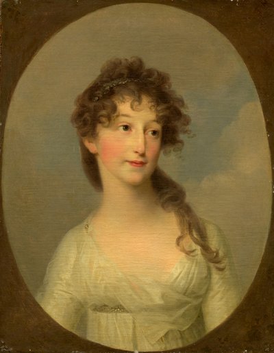 Möjligen Franciska Krasinska, hertiginna av Kurland av Angelica Kauffmann