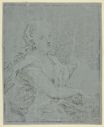 Kvinna på Spinet av Angelica Kauffmann