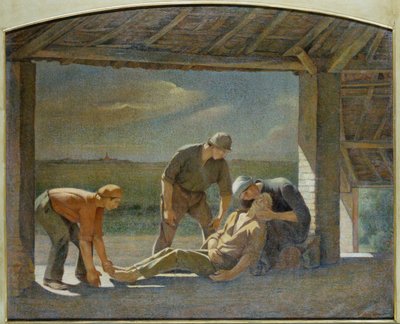 Pieta (olja på duk) av Angelo Barabino