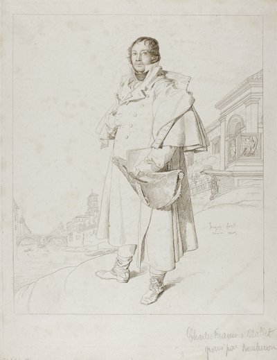 Charles Francois Mallet, ca 1809 av Angelo Boucheron