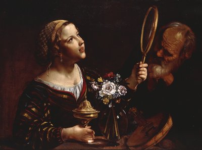 En allegori över sinnena, av Angelo Caroselli