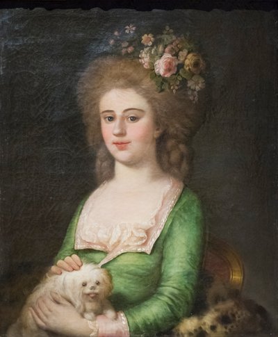 Porträtt av Teresa Campori av Angelo Crescimbeni