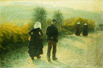 Söndag 1890 av Angelo Morbelli