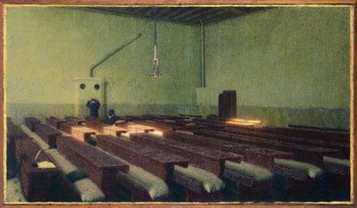 Jul på Pio Albergo Trivulzio av Angelo Morbelli (1854-1919) av Angelo Morbelli