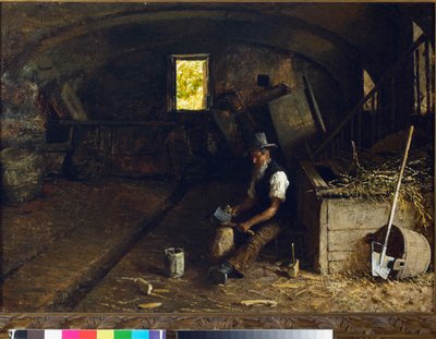 Vedklyven. 1881-84 av Angelo Morbelli