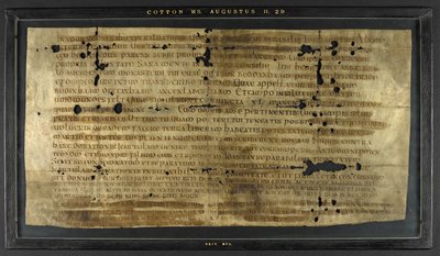 Grant av Hodilredus (Æthelred), släkting till kung Sebbi av östsaxerna (fl. 685-706), till Hedilburg (Æthelburg), abbedissa av Anglo-Saxon Anglo-Saxon