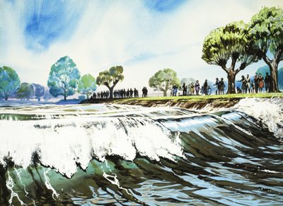 Berömda floder -- The Severn: Borrningen i Severn av Angus McBride
