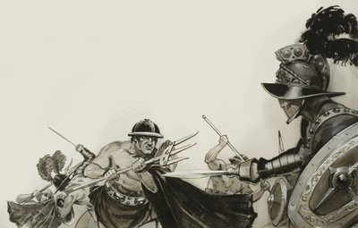 Gladiatorstrider av Angus McBride