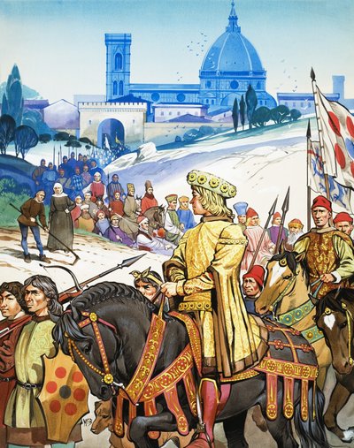 Stora händelser i historien: Den italienska renässansen -- Florens och familjen Medici av Angus McBride