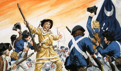 Lord Cornwallis tvingas kapitulera vid Yorktown av Angus McBride