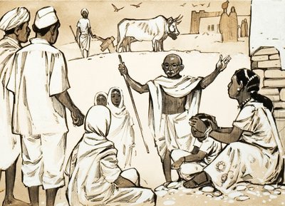 Mahatma Gandhi av Angus McBride