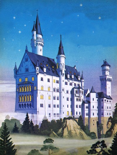 Neuschwanstein - ett sagoslott byggt av en "galning av Angus McBride