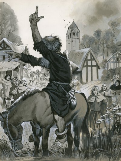 Peter Eremit (gouache på papper) av Angus McBride