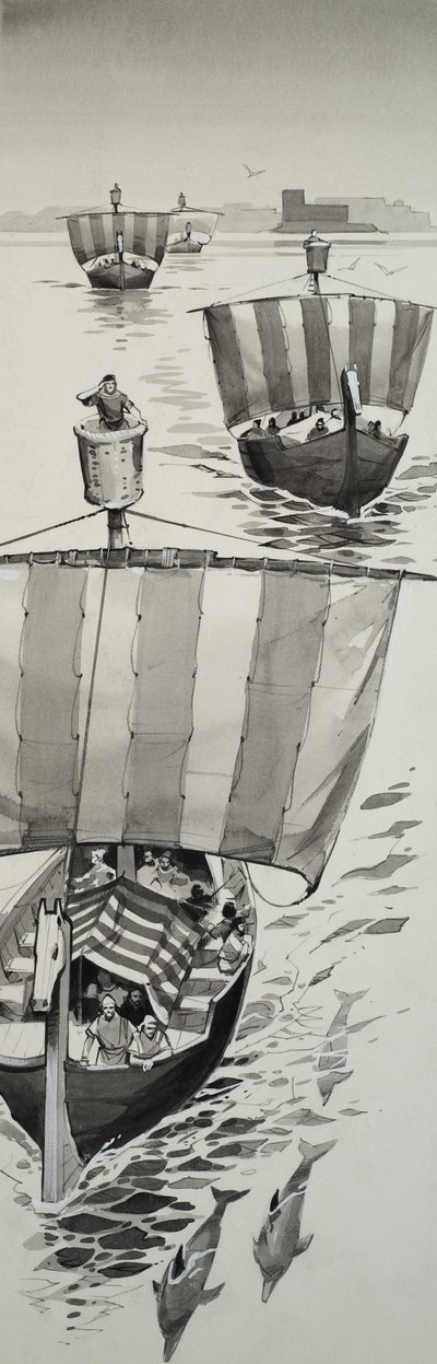 Fenicier (gouache på papper) av Angus McBride