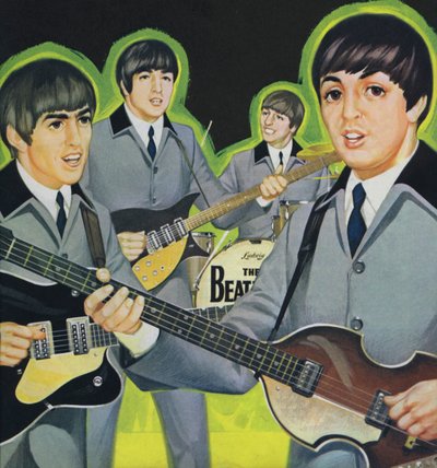 The Beatles (färglitografi) av Angus McBride
