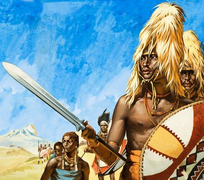 Masai-stammen i Afrika av Angus McBride