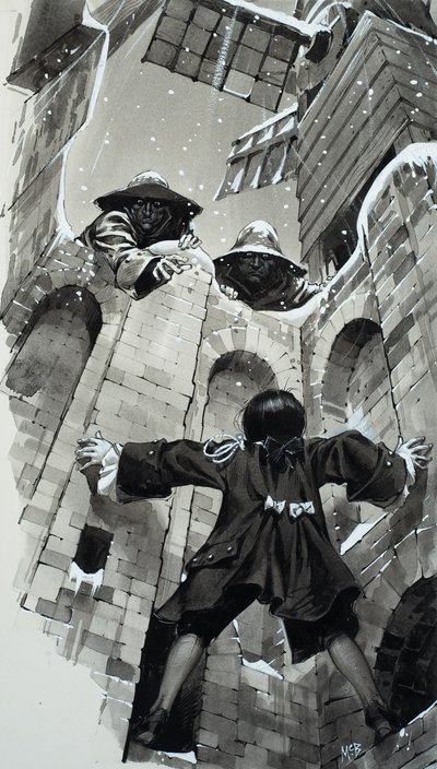 Ventillator Shaft (gouache på papper) av Angus McBride