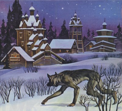 Varulvar (färglitografi) av Angus McBride