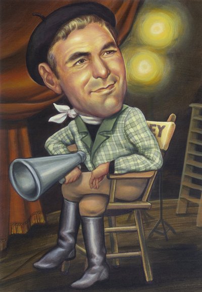 George Clooney, 2002 (akryl på illustrationstavla) av Anita Kunz