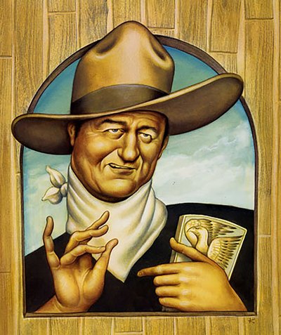 John Wayne av Anita Kunz
