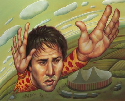 Keanu Reeves, 2000 (akryl på illustrationstavla) av Anita Kunz
