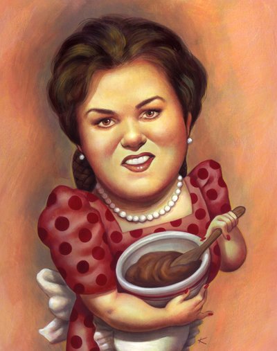Rosie, 2001 (akryl på illustrationstavla) av Anita Kunz