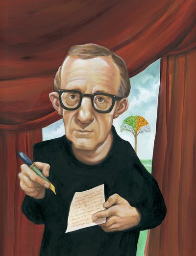 Woody Allen av Anita Kunz