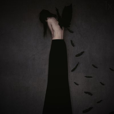 Den sorgsna bevingade kvinnan av Anja Matko