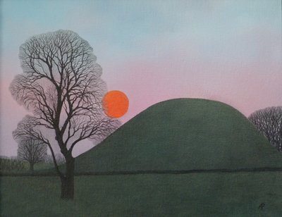 En kvällspromenad på Brinklow, 2006 av Anna Phillips