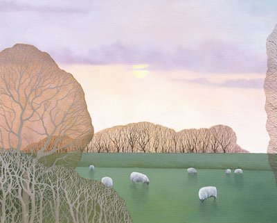 Skymning december 2008 av Anna Phillips