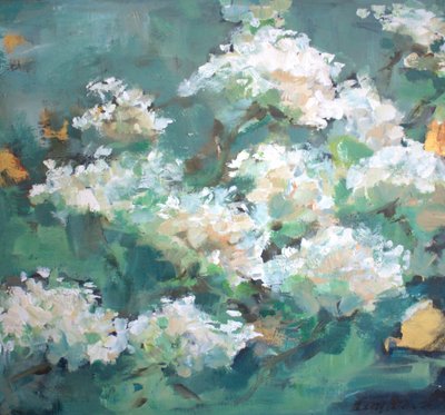 Blommor i den vita trädgården av Anna-Karin Bergius