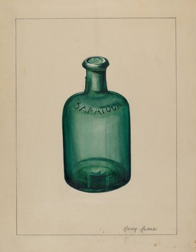 Glasflaska av Anna Aloisi