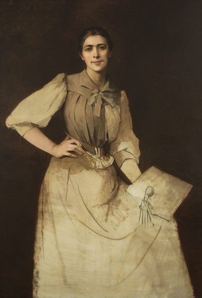 Självporträtt /ofullbordat/ av Anna Bilińska Bohdanowicz