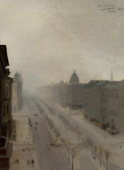 Gatan Unter den Linden i Berlin av Anna Bilińska Bohdanowicz
