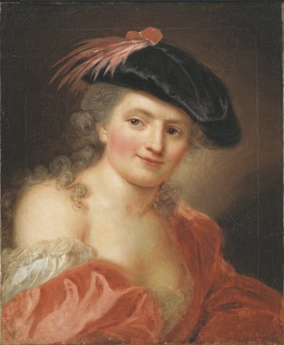 Självporträtt av Anna Dorothea Lisiewska