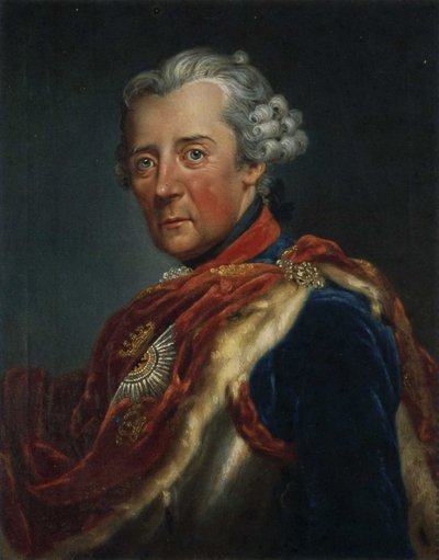 Franska: portrait de Frédéric II de Prusse av Anna Dorothea Therbusch