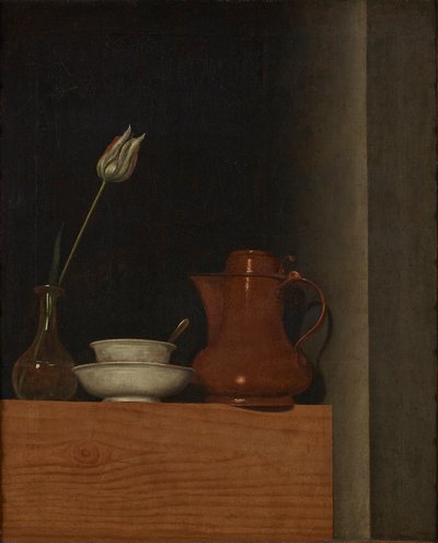 Stilleben med kanna och tulpan av Anna Maria Punz