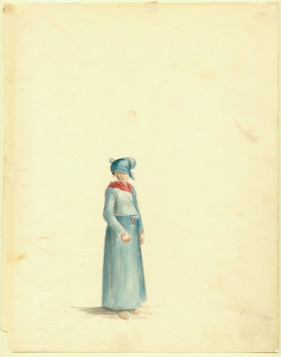 Teckning av en kreolsk kvinna av Anna Maria Von Phul av Anna Maria von Phul