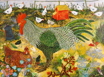 A Doodle Do, 2017 (akryl) av Anna Pugh