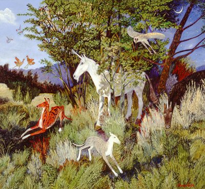 En annan plats, 2008 (akryl) av Anna Pugh