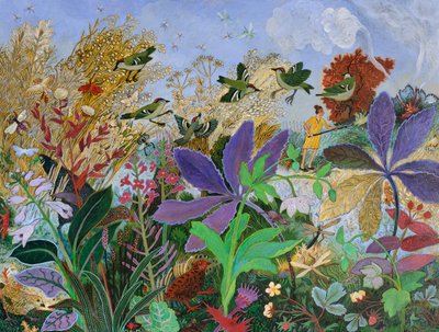 Burning Off, 2014 (akryl) av Anna Pugh