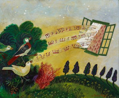 Early Call, 2012 (akryl) av Anna Pugh