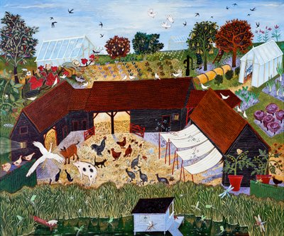 Home Grown, 2013 (akryl) av Anna Pugh