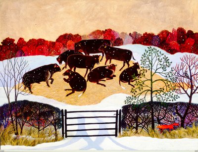 Mer att komma, 2004 (akryl) av Anna Pugh