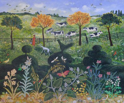 Near  Far, 2015 (akryl) av Anna Pugh