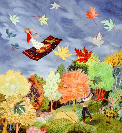 Off You Go, 2008 (akryl) av Anna Pugh