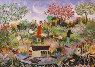 One Two Three, 2019 (akryl) av Anna Pugh