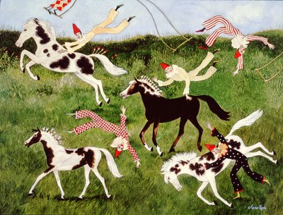 Övning ger färdighet, 2010 (akryl) av Anna Pugh
