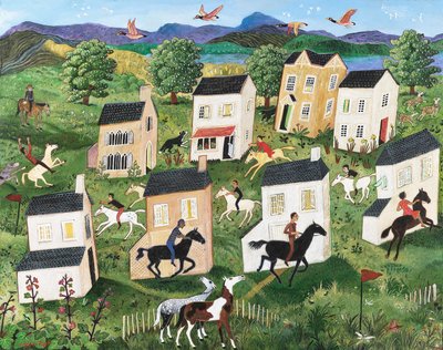 Sjunde himlen, 2013 (akryl) av Anna Pugh